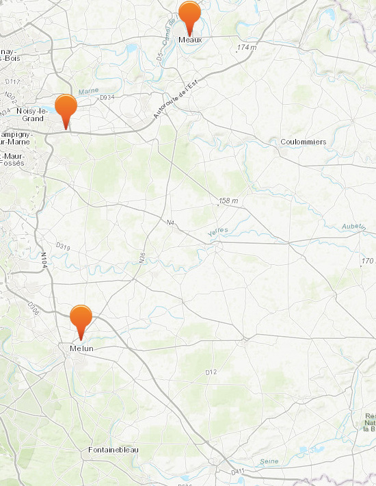 Seine-et-Marne : Carte de nos collaborateurs pour tous travaux de ramonage